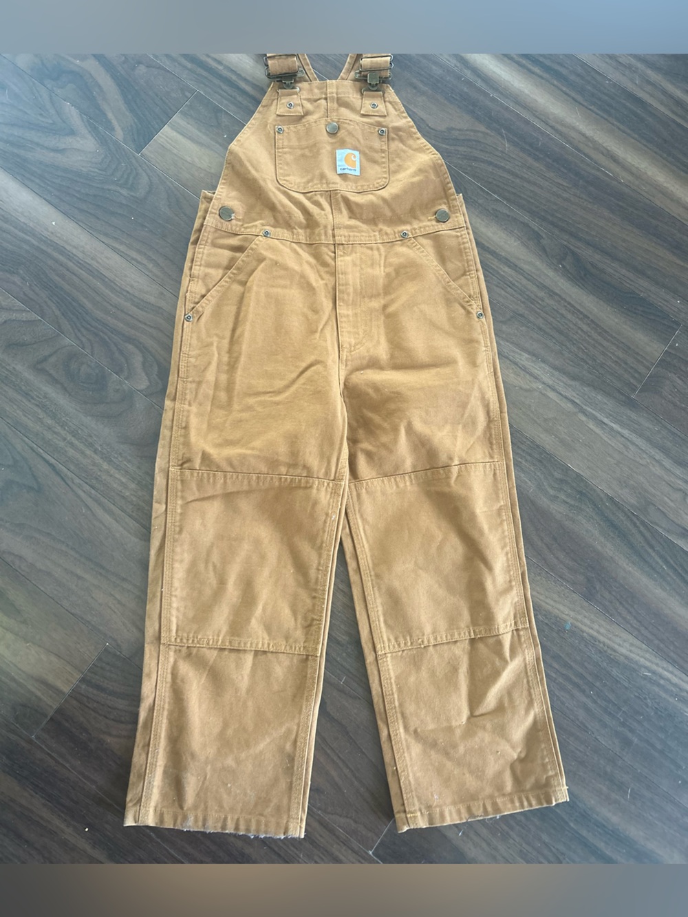 Carhartt Boys Tan Canvas Work Chinos